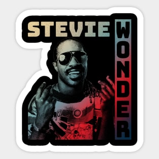 Stevie Wonder Graphite Pen 2 Sticker